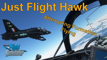 Just Flight Hawk T1 - Formation Flying - MSFS 2020