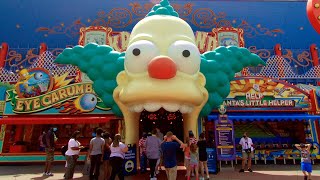 The Simpsons Springfield Area 2021 Complete Tour | Universal Studios Orlando