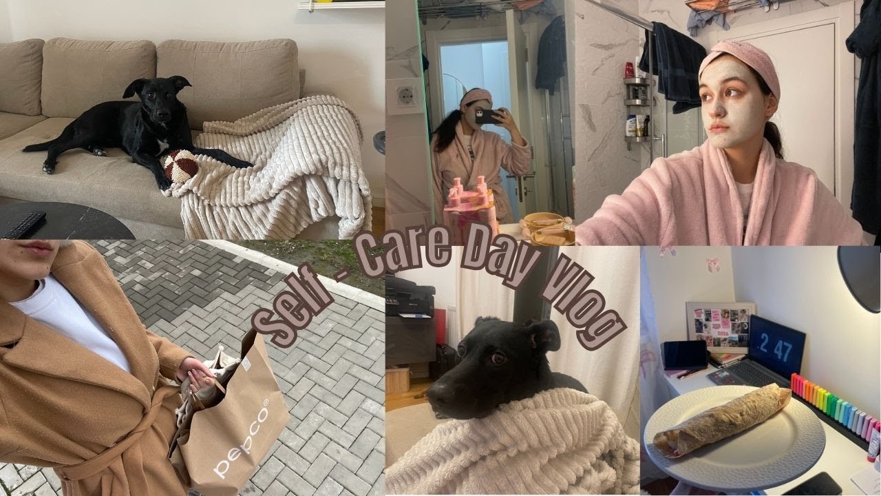 A Cozy Self-Care Day | Skincare, Hair, Relaxing & Pepco Shopping