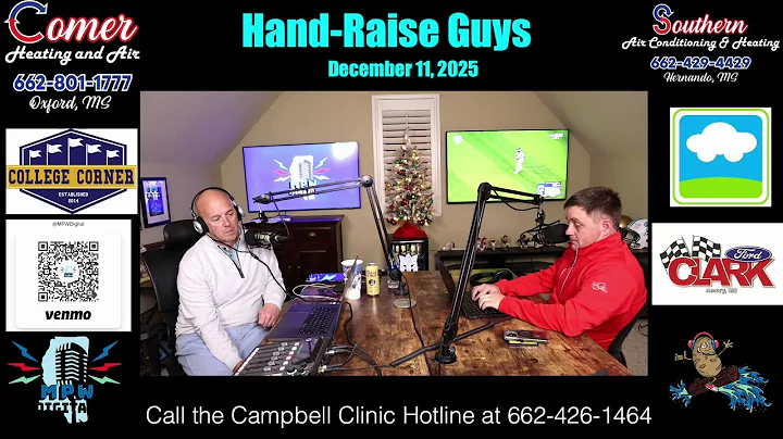 Hand-Raise Guys, pres. by Comer Heating and Air and Southern Air Conditioning & Heating: 12-11–25