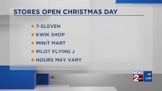 Stores open on Christmas Day 2024