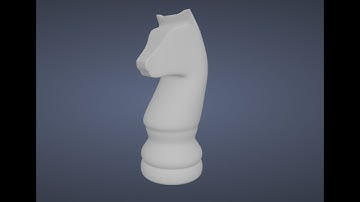 Clara.io - Chess pieces - Knight