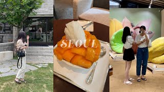 서울 먹방일지: 🌮 미슐랭3스타 모수 🍧신라호텔 망고빙수 🥡 이런 탕수육 어떤데? 보보식당, 가담  🛍️ 레이디디올과 반클리프 쇼핑
