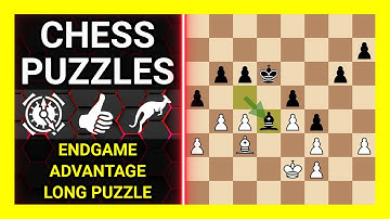Chess Puzzles to Practice. Themes: Endgame, Advantage, Long puzzle. Learn Chess