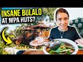 Eating BULALO at LOCAL NIPA HUT Village?!
