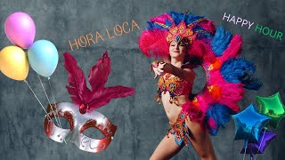 Hora Loca mix🎉Happy Hour🎭Chocolate, Nene Malo,Joe Luciano, Kaoma, Banda Blanca (by Susy) masquerade