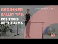 Beginner ballet tips positions of the arms の動画、YouTube動画。