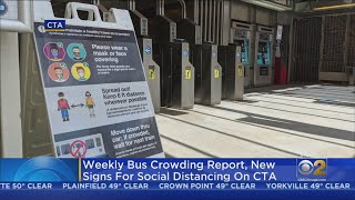CTA Launches New Social Distancing Campaign, Bus Crowding Report
