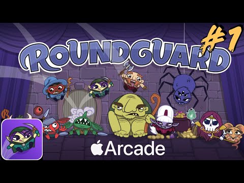 ROUNDGUARD | Wonderbelly Games | Act #1 Flagon | iOS Complete Gameplay Walkthrough (Apple Arcade) - YouTube