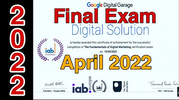 Google Digital Marketing Final Exam Answers April 2022 | Latest Exam
