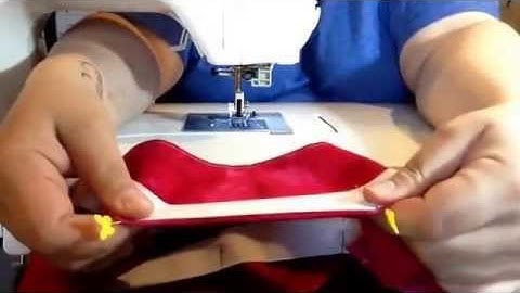 How to sew a sew-on elastic without a casing.