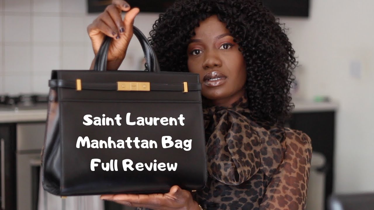 My Saint Laurent YSL Small Manhattan Bag Review - FORD LA FEMME