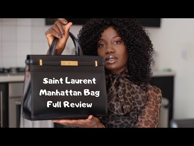 My Saint Laurent YSL Small Manhattan Bag Review – FORD LA FEMME