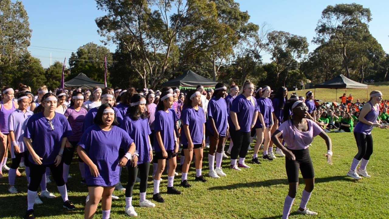 Catherine McAuley Dobson House cheer Athletics Carnival 2019 YouTube