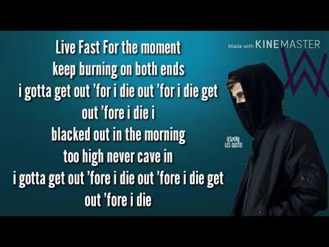 Alan walker- live fast feat (a$ap rocky) lyrics