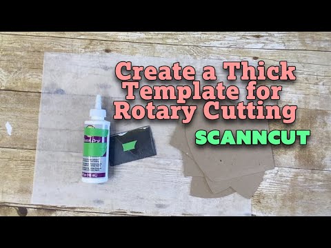 ScanNCut: Make a Template for Fabric Cutting