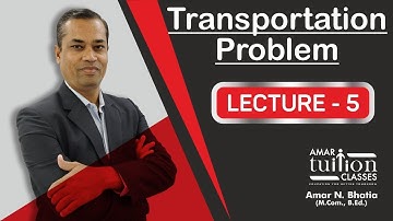 #5 Transportation Problem FY BCom Sem 2 Stats | Transportation Guj Uni | Transportation Kutch Uni |