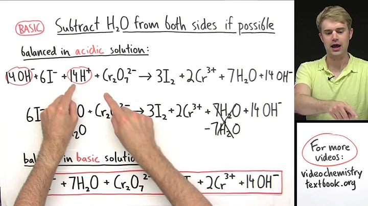 Balancing Redox Equations in Basic Solution Example Problem