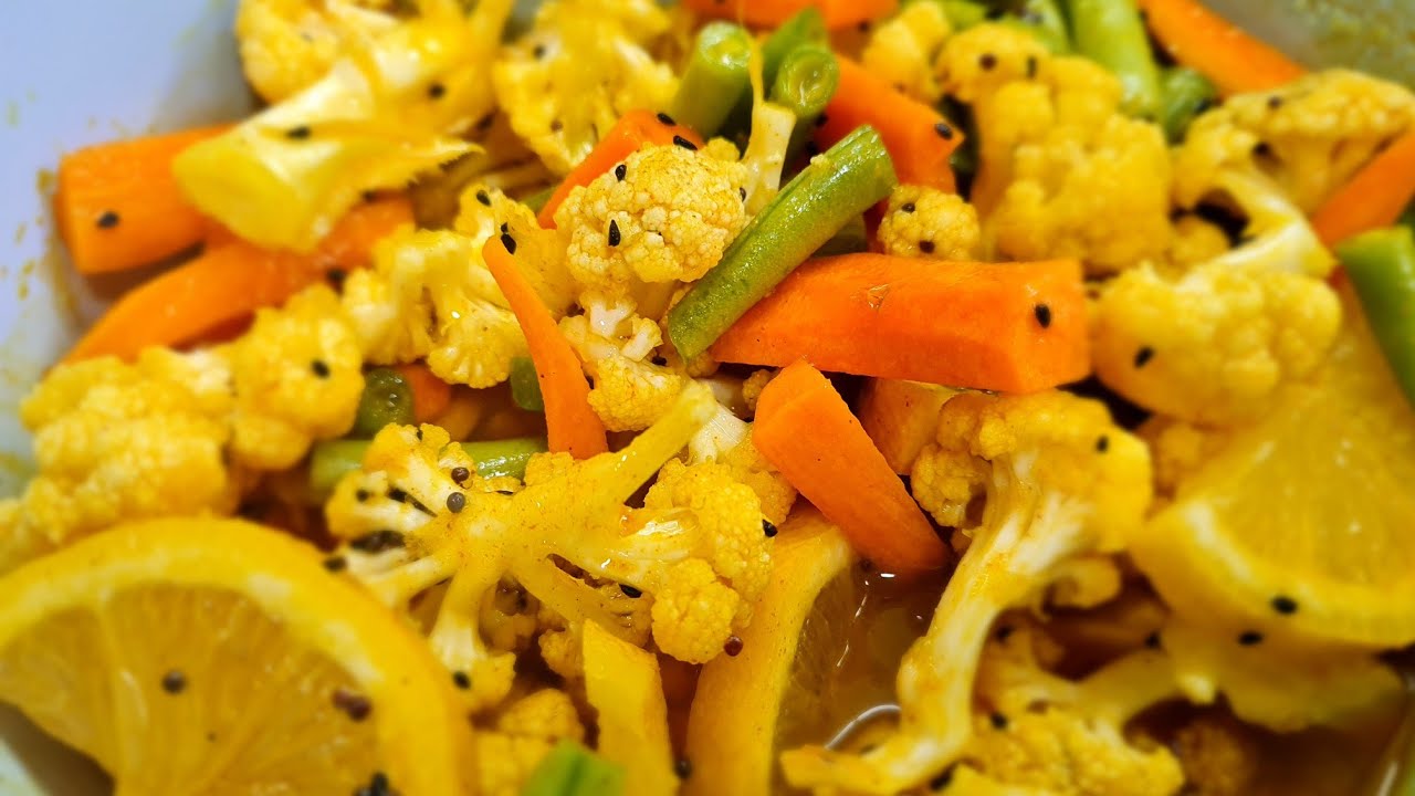 طريقة المخلل الحجازي ولا الذ منه