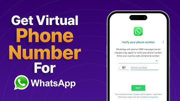 How to get a virtual phone number for WhatsApp for Business & Personal Use?