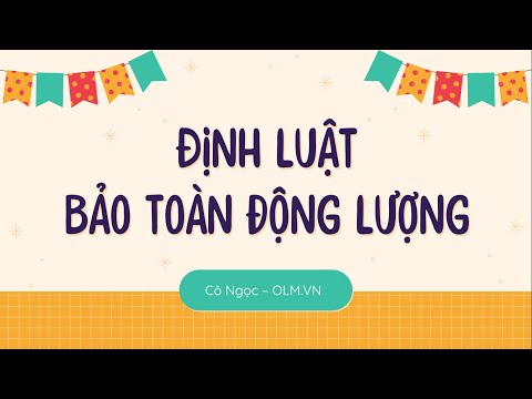 Video: Định luật bảo toàn động lượng là gì?