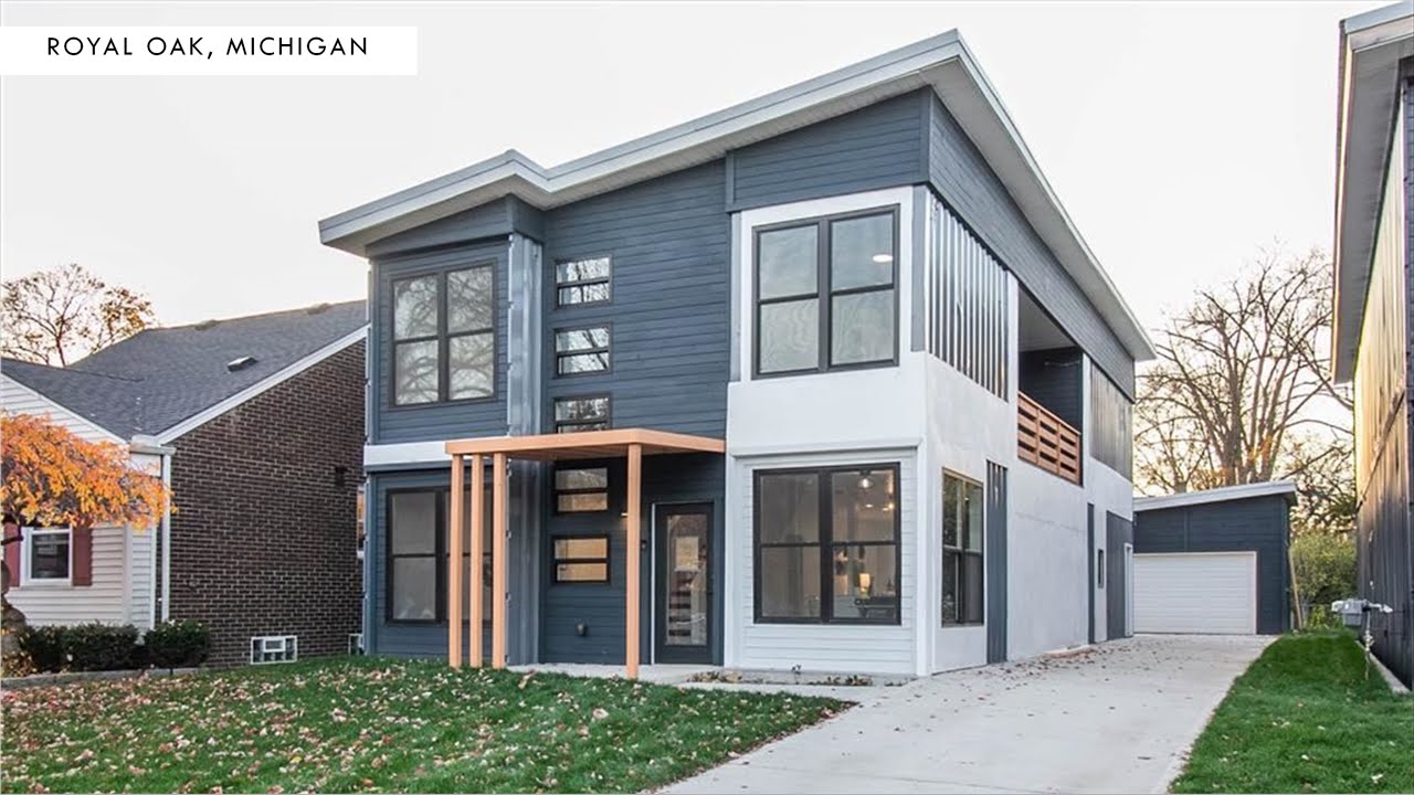 Unique Shipping Container House in Royal Oak, Michigan, USA YouTube