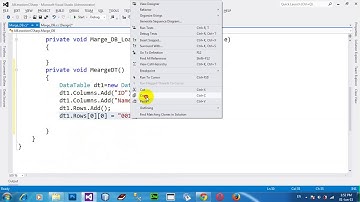 How to Merge one datatable into another datatable in C# NET 2012