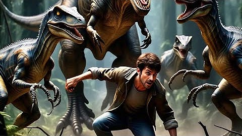 Running From a T-Rex (Jurassic Park)