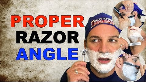 Find the Proper Angle for Shaving With Any Razor!