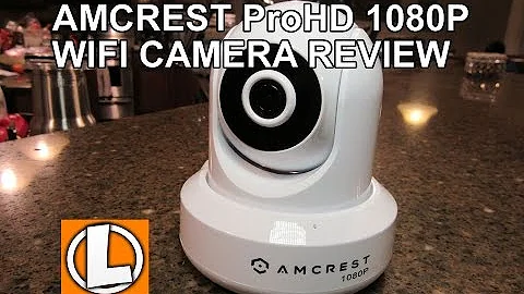 Amcrest ProHD 1080P WiFi Wireless IP Security Camera Review - Unboxing, Setup, Settings, Footage