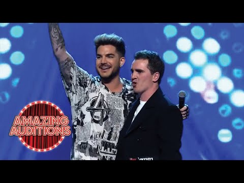 Adam Lambert From Queen Joins In Contestant's Audition | Amazing Auditions