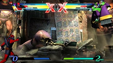 Ultimate Marvel Vs  Capcom 3 - A Random Match PC 4K.