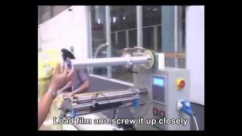 Flow wraper operation video