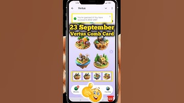 vertus combo today । vertus code today । 23 September । vertus combo 23 september #short