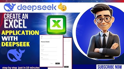Create An Application In Excel With Deepseek | How To Use DeepSeek In Excel | #deepseek