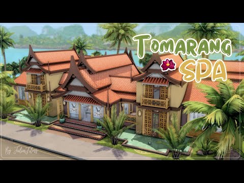 Спа в Томаранге🪔│Строительство│Tomarang Spa│SpeedBuild│NO CC [The Sims 4]