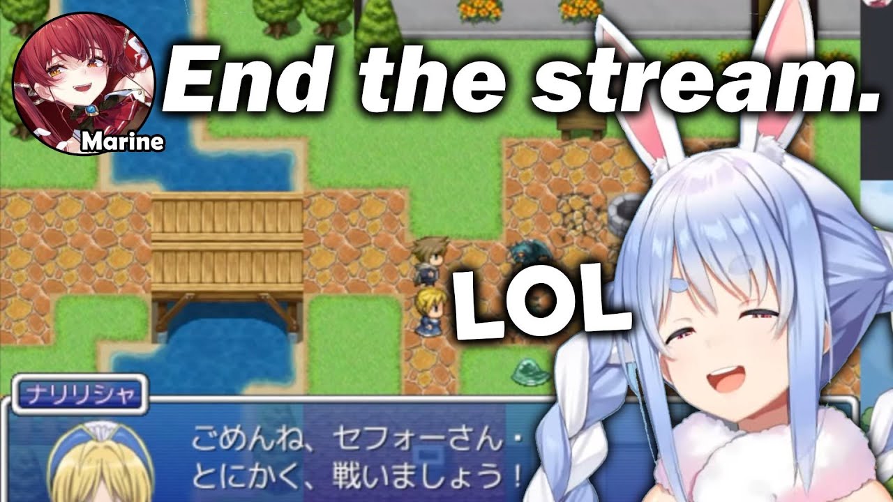 Создатель игры Marine прервал Пекору посреди трансляции, заставив её закончить трансляцию「HoloLiv...