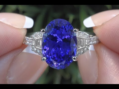 gia-certified-violet-blue-tanzanite-&-diamond-cocktail-ring-18k-gold-6.06-tcw---c1002