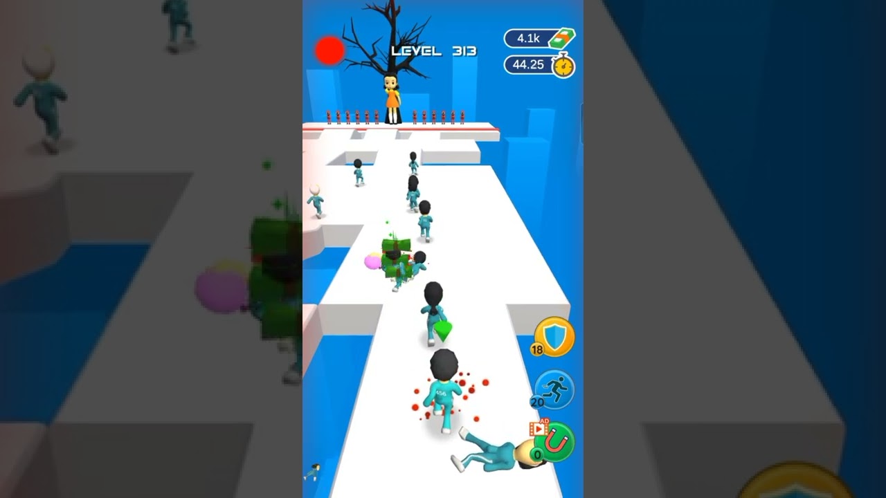 Evolution of red light green light in squid game| Level 313