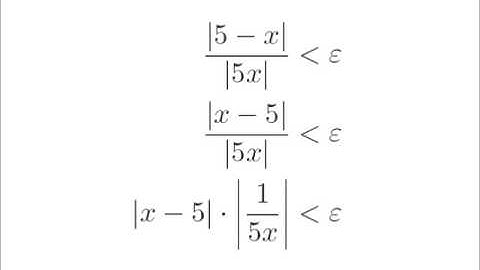 Proof of Limit of Reciprocal Function