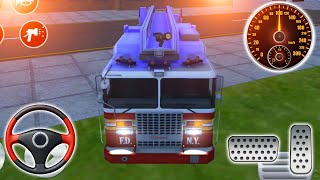 Real Fire Truck Driving Simulator Fire Fighting - Rescue Simulator Simulator - Android Gameplay screenshot 5