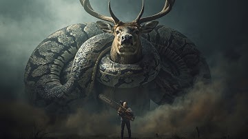 Unbelievable! Animal Heroes Save Deer From a Giant Python