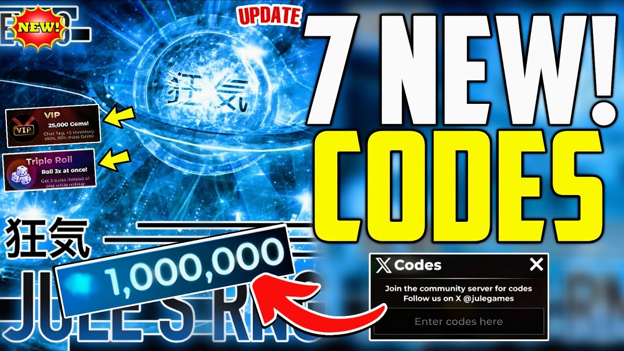 ⚠️NEW!!💥[CODE!]⚠️JULE'S RNG ROBLOX CODES IN AUGUST 2025 - JULE'S RNG ...