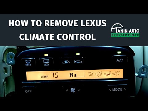 How to Remove 1992-2000 Lexus SC300 SC400 Climate Control & Radio for Screen & Light Repairs | TAE