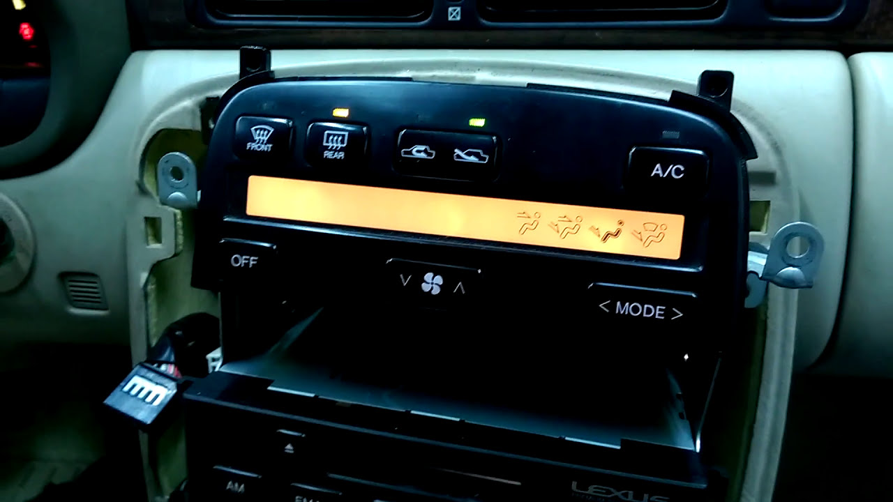 LEXUS LS400 SC300 SC400 CLIMATE CONTROL REPAIR SERVICE NEW LCD /& BULBS
