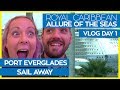 Allure of the Seas | Boarding, Cabin Tour & Sail Away | Royal Caribbean Cruise Line Vlog Day 01