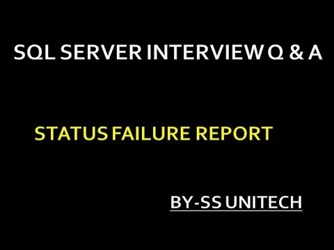 Status Changing Report in sql | sql server interview question and answer | sql interview part 19