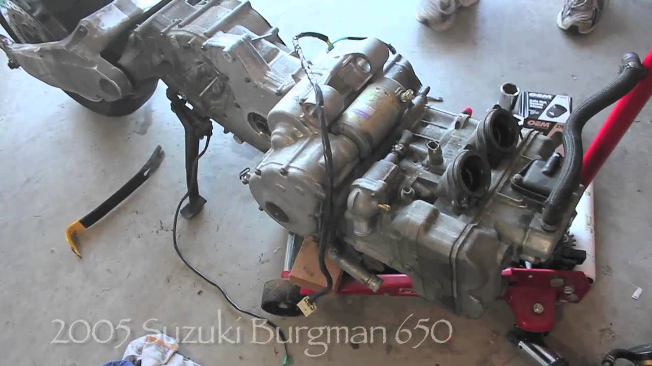 Suzuki Burgman 650 NAKED Engine WOW YouTube