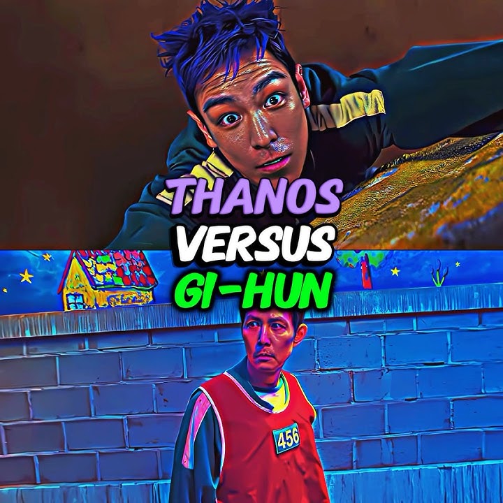 Thanos Vs Gi-Hun - (Hadal Ahbek) | Squid Game | #edit #thanos #kdrama #squidgame #shorts #fyp #gihun