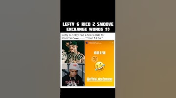 Lefty GunPlay & Rico 2 Smoove  exchange words 😳 #shorts #foocommunity #leftygunplay
